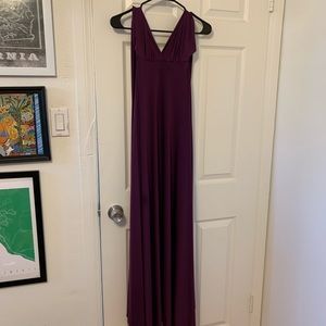 Long Purple Henkaa Adjustable Dress